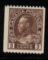 CANADA Scott # 134 MNH - KGV Coil Single D - Unused Stamps