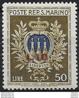 1946 San Marino Pro Opere Assistenza 1v MNH Sass N. 297 - Altri & Non Classificati