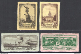 1953 Russia, Ricostruzione Di Leningrado - N. 1665/68 - MNH** - Other & Unclassified