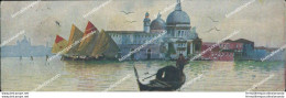 Bt371 Cartolina  Mini Venezia Citta' 5x14 Cm Chiesa Della Salute  Veneto - Venetië (Venice)