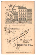 Fotografie Clemens Seeber, Chemnitz, Ansicht Chemnitz, Theaterstr. 22, Pferdebahn Am Foto-Atelier & Restaurant Stahlrad  - Orte