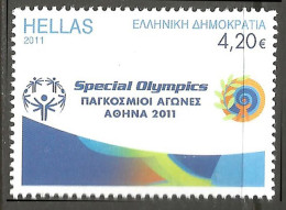 GREECE- HELLAS 2011: 4.20euro From Set "Spesial Olympics Athens 2011"  MNH** - Nuevos