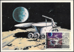 Soviet Space Maxi Card 1972. Moon Probe Rover "Luna 17" - Rusia & URSS