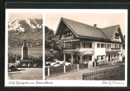 AK Assenhausen-Leoni, Cafe Rosengarten Am Bismarckturm  - Autres & Non Classés