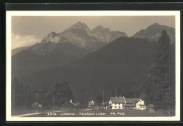 AK Linderhof, Blick Auf Das Forsthaus Linder Vor Bergen  - Caccia