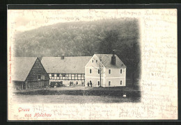 AK Holzhau, Gasthaus Erbgerichtsgasthof Und Die Schmiede  - Holzhau