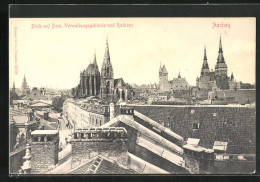 AK Aachen, Blick Auf Dom, Verwaltungsgebäude Und Rathaus  - Aken