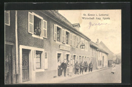 CPA St. Kreuz, Gasthaus Aug. Spieth  - Sonstige & Ohne Zuordnung