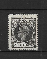 LOTE 2175 A  /// (C025)  FERNANDO POO 1903  EDIFIL Nº: 128 USED    ¡¡¡  OFERTA - LIQUIDATION - JE LIQUIDE !!! - Fernando Poo