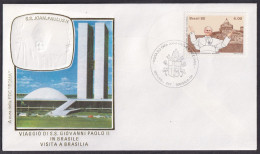 Vatican Brasil 1980, Pope Paul John II Visit Brasilia, Special Cover II - Altri & Non Classificati