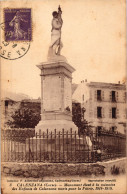 CORSE - CALENZANA - Monument Aux Morts Pour La Patrie 1914-1918 - Other & Unclassified