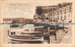 R089686 Malta. Grand Harbour. F. W. Grech E C. Bill Hopkins Collection. London P - Sonstige & Ohne Zuordnung