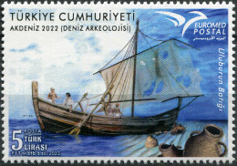 TURKEY - 2022 - STAMP MNH ** - Maritime Archaeology - Ungebraucht