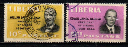 LIBERIA - 1948 - PRESIDENTI: WILLIAM DAVID COLEMAN E EDWIN JAMES BARCLAY - USATI - Liberia