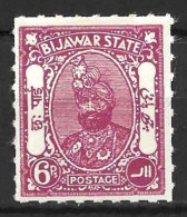 INDIA.." BIJAWAR..."...KING GEORGE V...(1910-36..)....6p.......SG7.........MH..... - Bijawar