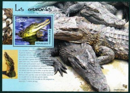 Togo, 2014- Les Crocodiles,2500F. Block NewNH - Other & Unclassified