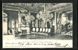 AK Baden-Baden, Saal Louis XVI Im Conservastionshaus  - Baden-Baden
