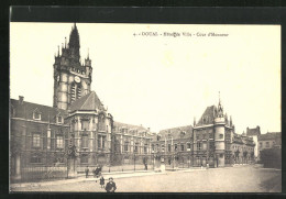 CPA Douai, Hotel De Ville, Cour D`Honneur  - Douai