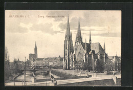 CPA Strassburg I. E., Evang. Garnisons-l'Église  - Autres & Non Classés