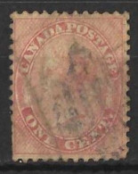 CANADA...QUEEN VICTORIA....(1837-01..).....SG1....SHORT PERFS....(CAT.VA.£55..).....USED..... - Used Stamps