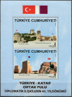 TURKEY - 2018 - S/SHEET MNH ** - Diplomatic Relations With Qatar - Ungebraucht