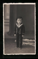 AK Kinder Kriegspropaganda, Junge In Uniform Eines Matrosen  - Oorlog 1914-18