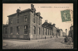 CPA Aubervilliers, Ècoles De La Rue Du Vivier  - Aubervilliers