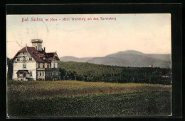 AK Bad Sachsa Im Harz, Hotel Warteberg Mit Dem Ravensberg  - Bad Sachsa