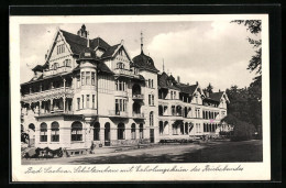 AK Bad Sachsa, Schützenhaus Mit Erholungsheim Des Reichsbundes  - Bad Sachsa