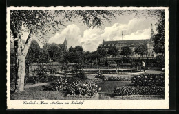 AK Einbeck I. Hann., Anlagen Am Bahnhof  - Einbeck