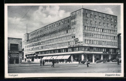 AK Stuttgart, Zeppelin-Bau  - Stuttgart