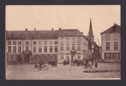 Ansichtskarte Feldpost Wevik Belgien Rathaus Maison Communale N. Stuttgart - Andere & Zonder Classificatie