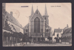 Ansichtskarte Feldpost Courtrai Belgien Eglise St. Michel Kirche N. - Altri & Non Classificati
