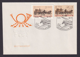 Briefmarken DDR Brief Ganzsachenausschnitt GAA + Zusammendruck Sozphil Berlin 85 - Briefe U. Dokumente