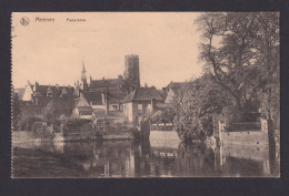 Ansichtskarte Feldpost Meenen Belgien Panorama Fluss N. Unterjessingen Baden - Andere & Zonder Classificatie