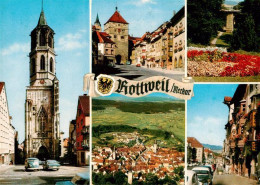 73945054 Rottweil_Neckar Motive Stadtzentrum Kirche Stadttor Park Luftaufnahme - Rottweil