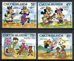 Caicos Islands 1984 Mi 42-45 MNH  (ZS2 CIC42-45-all) - Andere & Zonder Classificatie