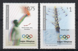 Argentina 1996 Mi 2305-2306 MNH  (ZS3 ARG2305-2306) - Rowing