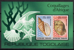 Togo 1974 Mi Block 87 MNH  (ZS4 TGObl87) - Conchas