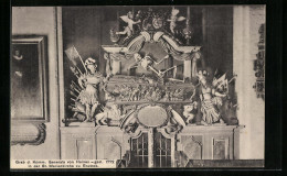 AK Rostock, Grab D. Komm. Generals Von Heinen Gest. 1772 In Der St. Marienkirche  - Rostock