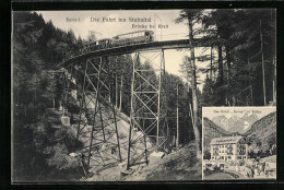 AK Telfes, Hotel Serles, Brücke Bei Kreit  - Sonstige & Ohne Zuordnung