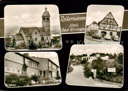 73865117 Reiterswiesen Kirche Rathaus Fachwerkhaus Schule Kurheim Sonnenhuegel R - Bad Kissingen