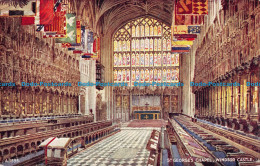 R090300 St. Georges Chapel. Windsor Castle. Art Colour. E. W. H. Valentine - World
