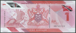 Trinidad & Tobago - 1 Dollar - 2020 ( 2021 ) - Pick: 60 - Unc. - Serie AR - POLYMER - Trinidad & Tobago