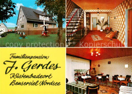 73864923 Bensersiel Familienpension Gerdes Gaststube Treppenaufgang Bensersiel - Esens