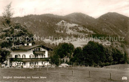 73796905 Schoenau Berchtesgaden Berghof Schapbach Mit Totem Mann Berchtesgadener - Berchtesgaden