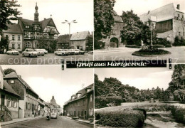 72920511 Harzgerode Marktplatz Rathaus Oberstrasse Stadtgarten Schlossberg  Harz - Harzgerode