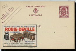 Publibel Neuve N° 651 ( ROBIE - DEVILLE - Meubles - Chauffage ) - Werbepostkarten
