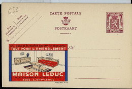 Publibel Neuve N° 652 ( Maison LEDUC - Meubles - Liège) - Werbepostkarten