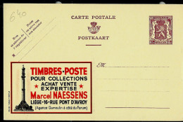 Publibel Neuve N° 640 ( Timbres-Poste - Marcel NAESSENS - Perron Liège ) - Publibels